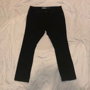 Black denim pants